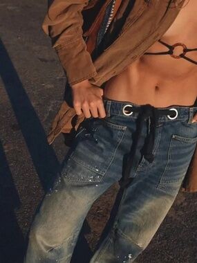 Free People Moxie Barrel Jeans Size 30